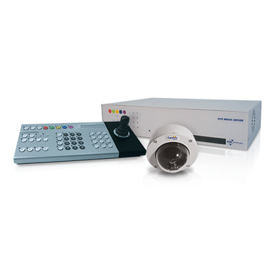Dedicated Micros NVR Media Server solution for IP transmission