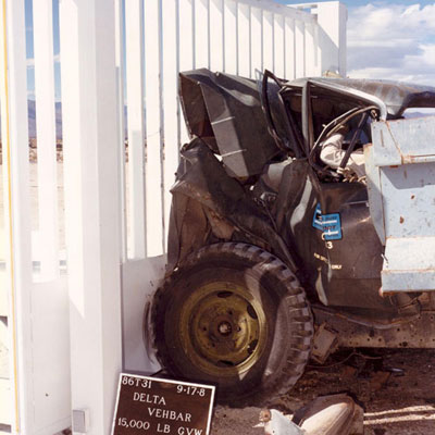 Delta Crash Gates Withstand Impacts To 66.7 KN At 80 Kph Suffering No Significant Damage