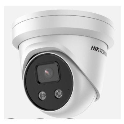 Hikvision DS-2CD2346G2-ISU/SL(2.8mm)(C) 4 MP AcuSense Strobe Light and Audible Warning Fixed Turret Network Camera