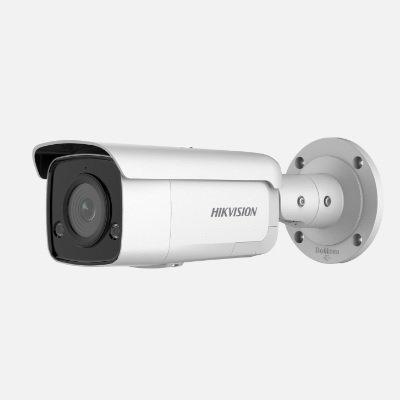 Hikvision DS-2CD2T66G2-ISU/SL 6 MP AcuSense Strobe Light and Audible Warning Fixed Bullet Network Camera