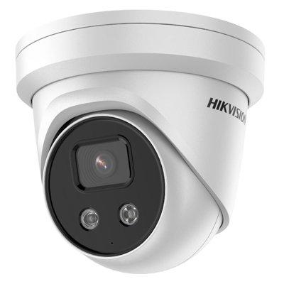 Hikvision DS-2CD3356G2-ISU/SL 5 MP AcuSense Strobe Light and Audible Warning Fixed Turret Network Camera