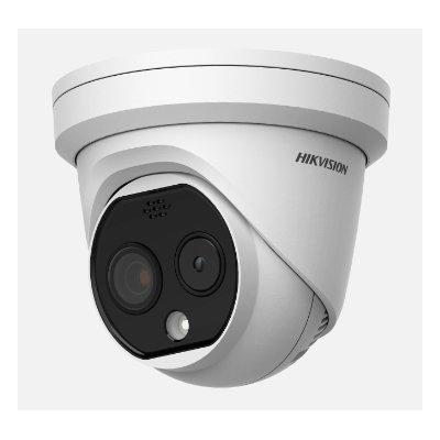 Hikvision DS-2TD1228-2/QA Thermal & Optical Bi-Spectrum Network Turret Camera