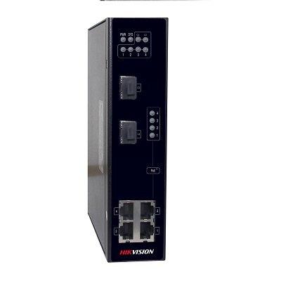 Hikvision DS-3T0306P 4 Port Fast Ethernet Unmanaged Industrial POE Switch