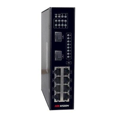 Hikvision DS-3T0310P 8 Port Fast Ethernet Unmanaged Industrial POE Switch