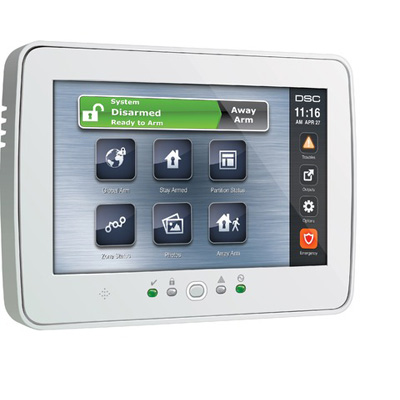 DSC PTK5507 introduces the TouchScreen Keypad
