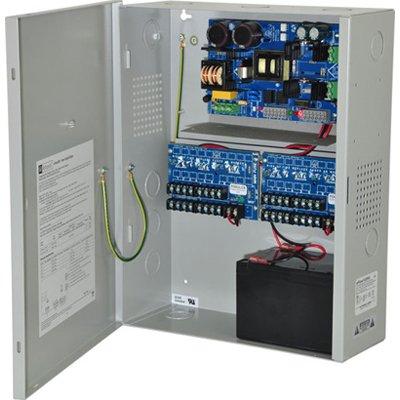 Altronix EFlow102NX16D Power Supply Charger, 16 PTC Class 2 Outputs, 12VDC @ 10A, Aux Output, FAI, LinQ2 Ready, 115VAC, BC400 Enclosure