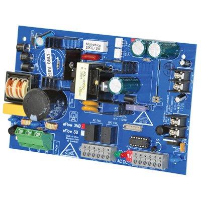 Altronix eFlow3NBV Power Supply Charger, Single Output, 12/24VDC @ 2A, Aux Output, FAI, LinQ2 Ready, 220VAC, Board