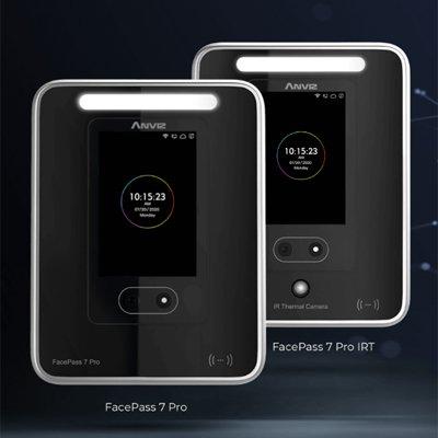 Anviz FacePass 7 Pro IRT Smart Face Recognition Terminal with Built-In Temperature Reader and Lockout Threshold Access