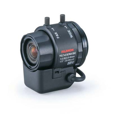 Fujinon YV2.7x2.9LR4D-SA2L CCTV Camera Lens, For Monochrome, Colour Or Day/night Cameras