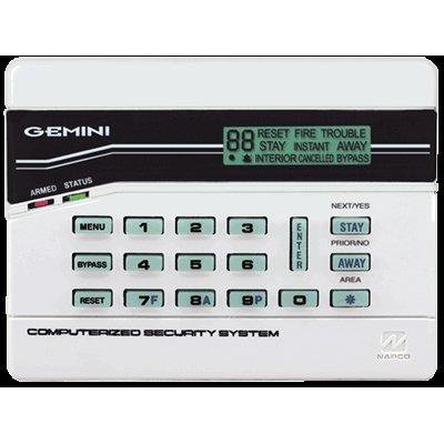 NAPCO GEMK4RF Keypad With Built In Wireless 32 Pt. Gemini RF Receiver