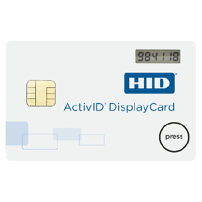 HID ActivID® DisplayCard Tokens Convenient One-time Password Solution