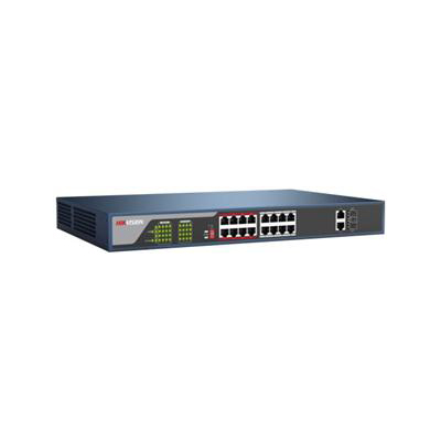 Hikvision DS-3E0318P-E 16-ports 100Mbps Unmanaged PoE Switch