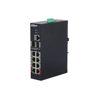 Dahua Technology HS4210-8GT-110 10-Port Managed Hardened Gigabit Switch with 8-Port PoE