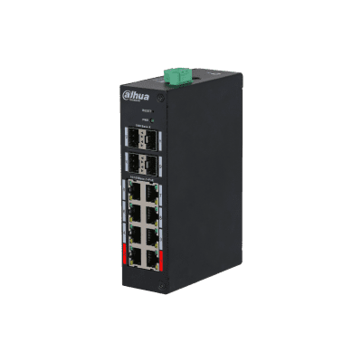 Dahua Technology HS4412-8ET-120 12-Port Hardened Managed Switch with 8-Port PoE