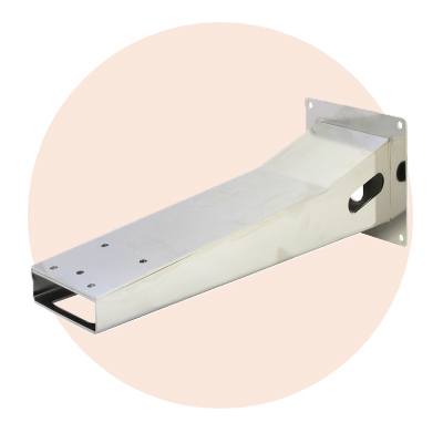 Hanwha Techwin America HT-E-BFW50SW Stainless Steel Wall Mount