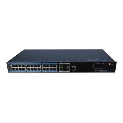 Eneo IAR-7SE1024MMA PoE Switch, Rack Montage
