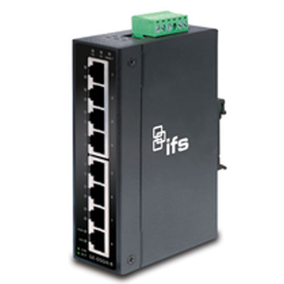 IFS GE-DSG-8 8-Port Industrial Gigabit Ethernet Unmanaged Switch