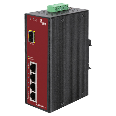 IFS MC251-4P/1S Ethernet Media Converter