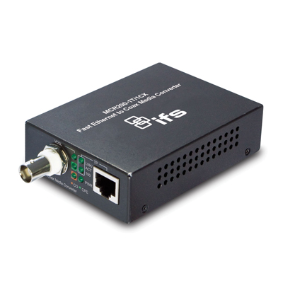 IFS MCR200-1T/1CX Ethernet Over Coax Media Converter