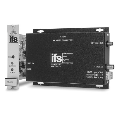 IFS VT/VR4000 Series FM Video Transmitter and Receiver