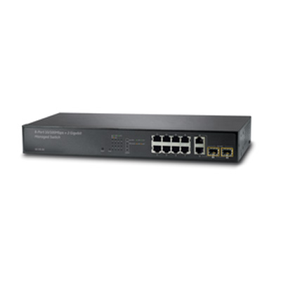 IFS GE-DS-82-PoE 8-Port Fast  Ethernet Layer 2 Managed Switch