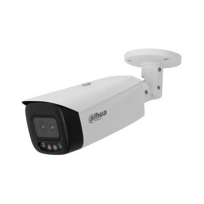 Dahua Technology IPC-HFW5449T1P-ASE-D2-0600B 4MP Dual Lens Fixed-Focal Bullet WizMind Full Color Network Camera