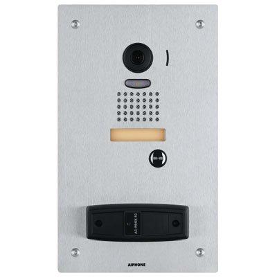 Aiphone JP-DVF-PR Flush Mount Video Door Station With Proximity Card Reader