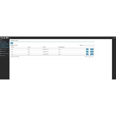 LILIN Access Control System Web-Base Software