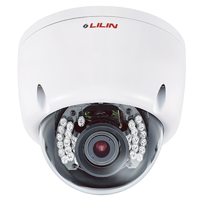 LILIN IPR6122X Full HD 2 Megapixel Vandal Proof Dome IR IP Camera