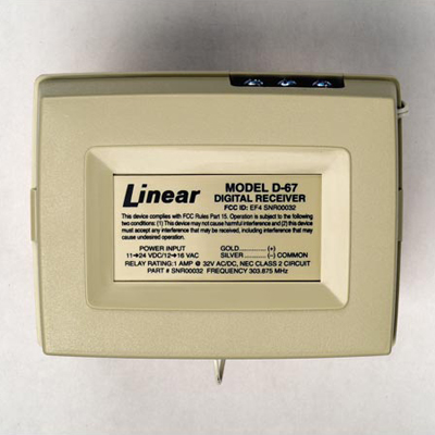 Linear D-67 1-Channel Receiver