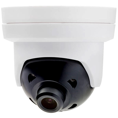 The Discreet IR Dome is the latest addition to the ME4 Series (multi-exposure) IP cameras from March Networks. This full-featured camera measures just 2.5 inches (5.8 cm) in diameter, and has a modular design with a separate encoder, allowing for concealment inside a wall or ceiling. The camera is ideal for organizations that need reliable, inconspicuous surveillance coverage.
Clear Video In All Lighting Conditions
The ability to incorporate IR technology into such a small footprint is unique, and allows the ME4 Discreet IR Dome to see what the human eye can’t — even in complete darkness. The Discreet Dome incorporates IR LEDs, High Dynamic Range (HDR) and 4MP resolution to deliver clear video in all lighting conditions, including environments where parts of the scene are very bright and others very dark. Able to capture facial features, license plates, bill denominations and other critical details, the cameras’ 4MP resolution strikes an ideal balance between video clarity and bandwidth and storage efficiency.  The ME4 Series cameras are available in a variety of form factors, offer multiple mounting options and are fully ONVIF-S certified.