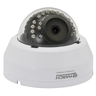 March Networks SDA Indoor IR Dome Standard Definition Indoor Analogue Dome With IR And WDR