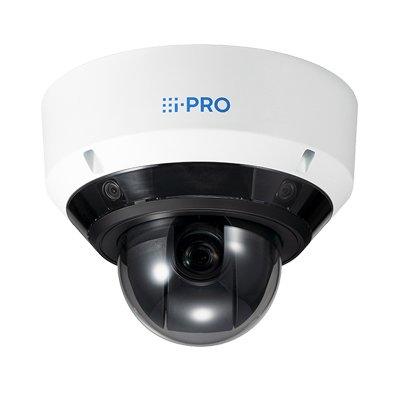 i-PRO WV-X86530-Z2 3 x 5MP Outdoor Multi-directional + 2MP (1080p) 21x PTZ Network Camera with AI Engine