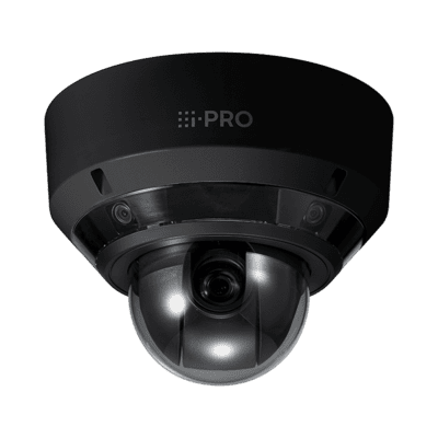 i-PRO WV-X86530-Z2-1 3 x 5MP Outdoor Multi-directional + 2MP (1080p) 21x PTZ Network Camera with AI Engine