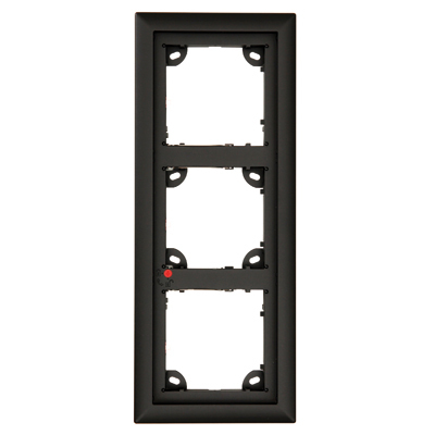MOBOTIX MX-OPT-Frame-3-EXT-BL Triple Frame, Black