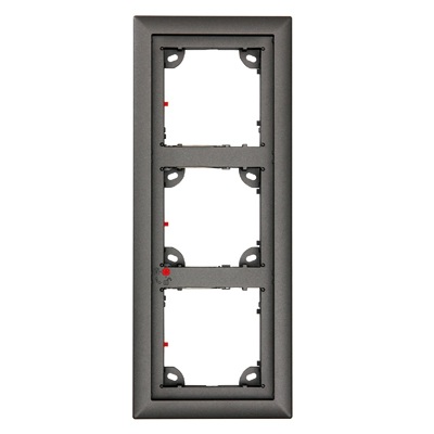 MOBOTIX MX-OPT-Frame-3-EXT-DG Triple Frame, Dark Gray