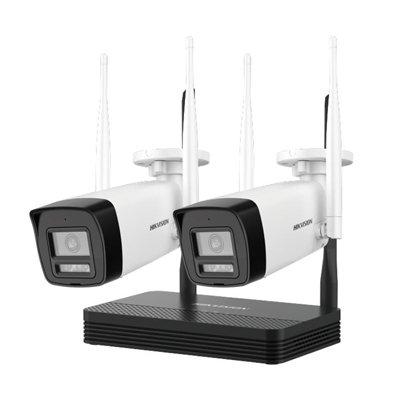 Hikvision NKS424W0H 4MP H.265 TWO bullet WiFi NVS Kit