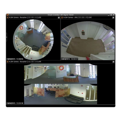 Oncam 360-degree Camera Viewer For Monitoring And Dewarping All Oncam Cameras