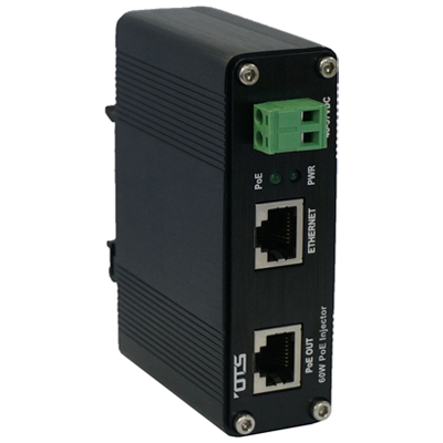 OT Systems ET-INJ60 Hardened Gigabit Single-port 60W PoE Injector