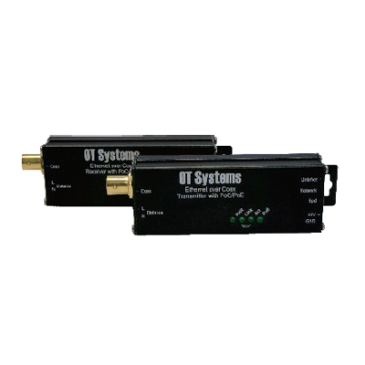OT Systems ET1100CP-R-MT 10/100BASE-TX Ethernet Over Coaxial Transmitter