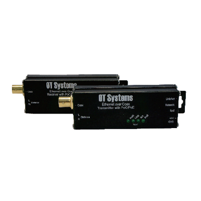 OT Systems ET1100CP-R-MT 10/100BASE-TX Ethernet Over Coaxial Transmitter