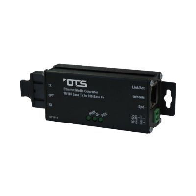 OT Systems ET1111-A-MT Industrial Ethernet Media Converter