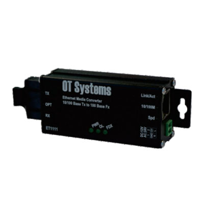 OT Systems ET1111100BASE-FX Ethernet Media Converter