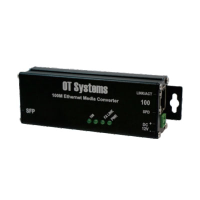 OT Systems ET1111H 100BASE SFP Ethernet Media Converter