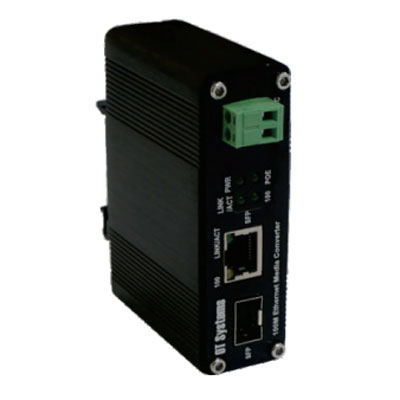 OT Systems ET1111PpH 100BASE SFP Ethernet Media Converter