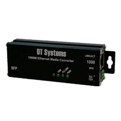 OT Systems ET1212H 1000BASE SFP Ethernet Media Converter