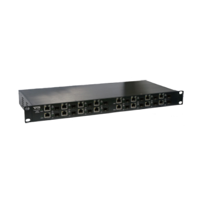 OT Systems ET161161-S Industrial 16 Channel Ethernet Media Converter
