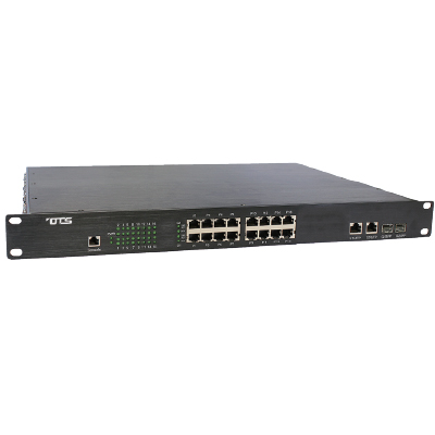 OT Systems ET16122MPp-S Web-smart 16-port 10/100Base-TX (PoE+) Ethernet Switch