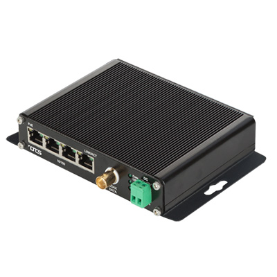 OT Systems ET4100CPp-TS Transmitter Of 4-port 10/100Mbps TX(PoE+) To 1-port Coax Ethernet Switch With PoC