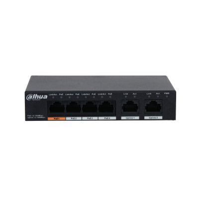 Dahua Technology PFS3006-4GT-60 6-Port Unmanaged Desktop Gigabit Switch With 4-Port PoE